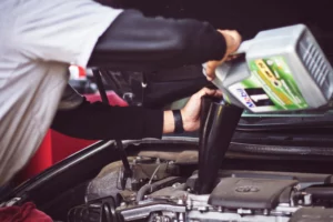 Right Engine Oil